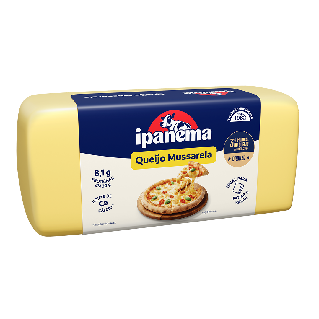 Mussarela Ipanema 4kg | Caixa com 6 Peças