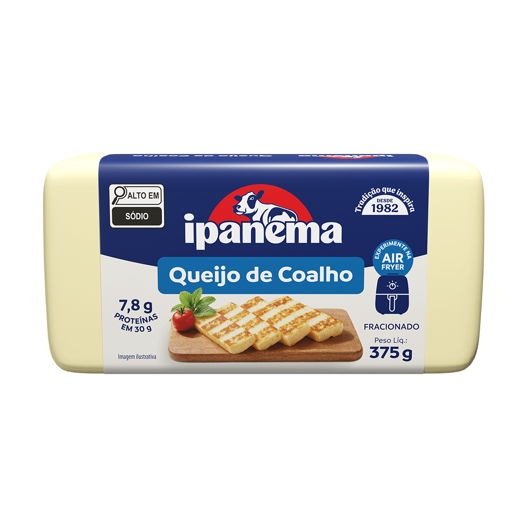 Coalho Ipanema Fração 375g | Caixa com 12 unidades