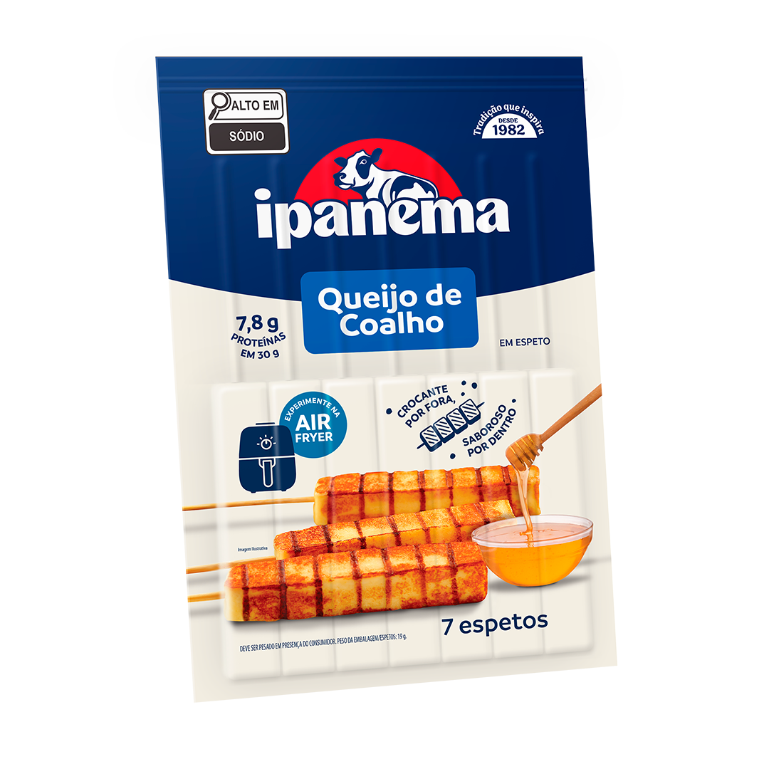 Coalho Espeto Ipanema 300g | Caixa com 24 unidades